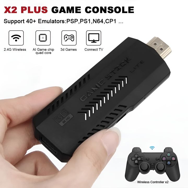 Game%20Stick%20X2%20Plus%20&%20GD10%20PRO%2064GB%20&%20128GB%20Retro%20Video%20Game%204K%203D%20HD%20Console%20Wireless%20Controller%20TV%2040+%20Emulator%20For%20PS1/N64/DC%20-%20Image%208