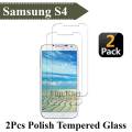 Samsung Galaxy S4 Polish Tempered Glass Screen Protector - 2Pcs. 