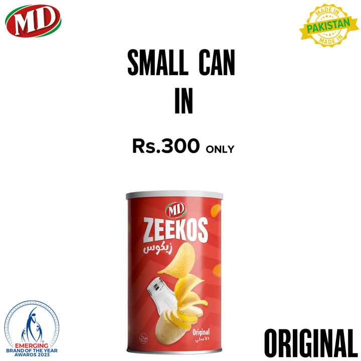 Zeekos Original Snack Small Can | Zee Snack - MD FOOD INDUSTRIES #Pringles