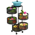 Premium Round Metal Trolley. 