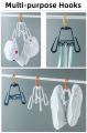 New 360° Rotating Foldable Shoes Hanger Multifunctional Shoe Rack Balcony Drying Rack Shoes Organizer Hanger Rack Plastic Shoes Drying Rack Hanger Shelf Space Saving. 
