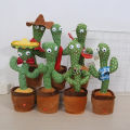 Dancing Cactus Toy for Kids – Talking, Singing & Dancing Cactus with Music and LED Lights – USB Rechargeable Funny Plush Toy for Babies & Children. 