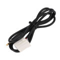 1m Long AUX Audio Input Adapter 3.5mm Black Replacement for Camry Corolla RAV4 Tacoma Music Player. 
