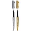 Golden Simbalion Metalic Brush Soft Nib Marker Pen MM681b. 