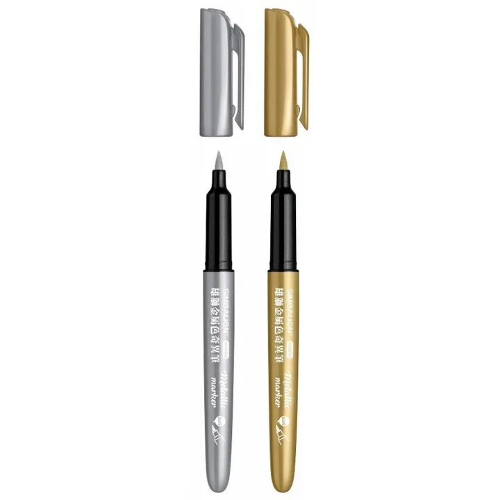Golden%20Simbalion%20Metalic%20Brush%20Soft%20Nib%20Marker%20Pen%20MM681b%20-%20Image%202