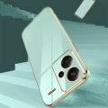 Luxury Plating Case For Xiaomi Redmi Note 13 Pro Plus 5G Silicone Phone Cover For Redmi Note 13 Pro 4G Note13 Pro+ Case. 