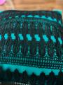 Black Chori Schiffli Lace. 