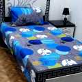 AR CART Single Size Bedsheet in High Quality Cotton Top Designs. 
