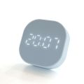 Square Small Alarm Clock Luminous Mute LED Multifunctional Digital Clock Light Electronic Desktop Digital Table Clocks 3 Colors. 
