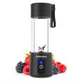 The Fashion Front Mini Portable USB Rechargeable Juicer Blender Mixer 6 Blades 380ml -Electric Blender Single Serve Mini Food Grade Water Bottle Portable Juicer Cup Smoothie Maker and Multipurpose Uses. 