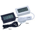 1/2M TPM-10 Digital Temperature Gauge LCD Screen Temperature Sensor Multipurpose Thermometer Detector for Fish Tank Refrigerator. 