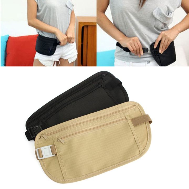 Travel Pouch   Holder Money Belt Bag Compact Security Bag Hidden Waist Bag