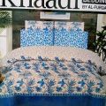 Sustainable Sleep: Eco-Friendly Khadi Cotton Double Bedsheet, Sweet Dreams Guaranteed: Cozy and Breathable Khadi Cotton Double Bedsheet. 