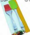 Best Quality Large Silicone Spatula and Brush Set - Multi color. 