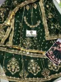 ALLHAMDULILLAH  Hira mani wedding collection **  Front net heavy embroidery 🧵 gotha work & punching moti **BY BANO COLLECTIONS**. 