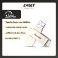 EAGET F60 USB 32gb PenDrive 64gb 128gb 256gb USB Flash Drive Memory Stick USB 3.2 for Phone laptop or Higher Version. 