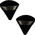 2 pc Makeup Puff Powder Puff Reusable Triangle Sponges with Strap for Loose Powder Cosmetic Foundation Wet Dry Makeup. 