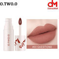 O.TWO.O 2g Lip Glaze Non-Stick Dual Use Rich Color Matte Mist Waterproof Lip Mud for Beauty. 