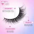 GROINNEYA 10 Pairs Eyelashes Natural False Lashes 3D Manga Lashes Y2K Winged Natural Realistic Cat Eye Eyelash Extension. 