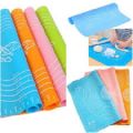 Kitchen Silicone Baking Mat Large 50x40cm Non Stick Roti Mate sheet Best for Measurements and rolling Mat. 
