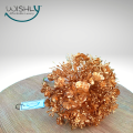 Wishly Artificial Gold Flowers Stems & Bouquet Pack of 5, for Home, Office Restaurant Wedding Party Décor / DIY Flower Arrangement Decoration.. 