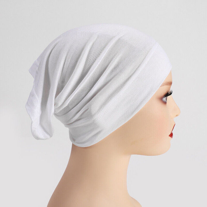 Plan Tube Muslim Headscarf Inner Hijab Cap