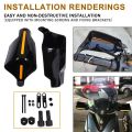 Universal Motorcycle Reflective Hand Protector Hand Guards Handlebar Protection Windproof hand Guard Gear Motorbike Accessories. 
