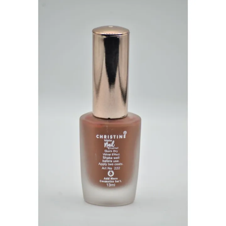 Christine%20Matte%20Nail%20Enamel%20Shade%20205%20Nail%20Polish%20-%20Image%204