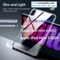 iPad Mini 7 Case For iPad Mini 6 Case shockproof Drop Protection Slim Lightweight transparent 6Th / 7Th Generation. 