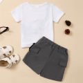 New 1-6Year Kid Baby Boy ummer Clothe et hort leeve T-hirt Top + hort ummer port Caual 2PC Outfit. 