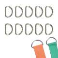 Graceful 10Pcs Metal D Ring D-rings Purse Buckles For Clothes Bag Case Strap Web Belt. 