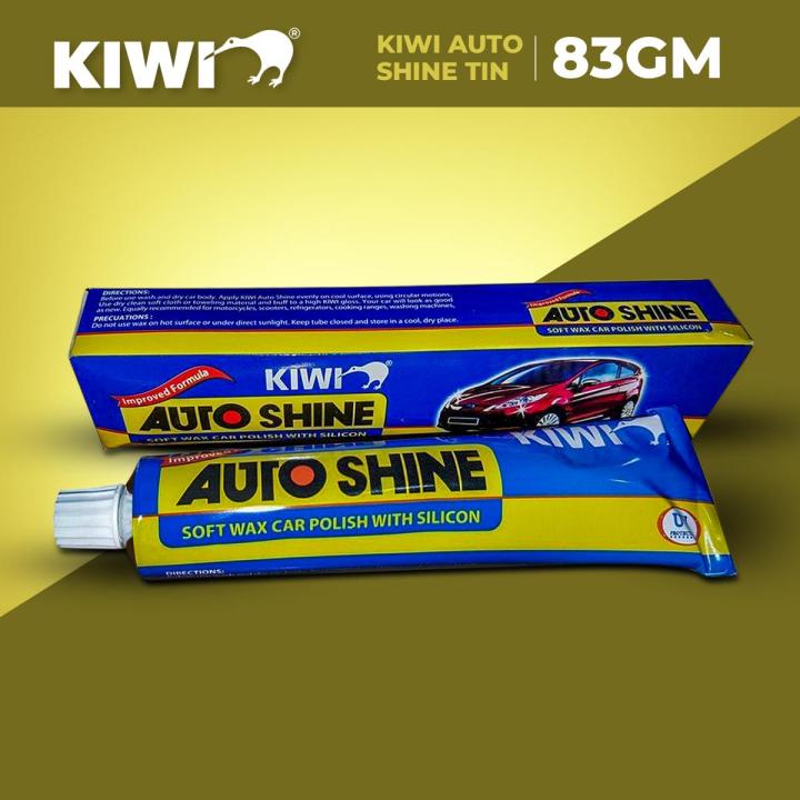 Kiwi Auto Shine Soft Wax Car Polish with Silicone and UV Protection 83g