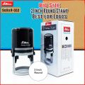 Big Size 2 inch Self inking Customize Round Rubber Stamp Shiny R552 Best for logs or other details.- with blue or black ink pad. 