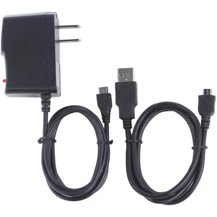 AC Power Charger Adapter + USB Cord for Panasonic Lumix DMC-ZS60 DMC-TZ80 Camera, with LED Indicator