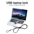 1 Piece USB Password Lock Computer Lock Password Protection Anti-Theft Lock Universal Laptop Computer Password Lock. 
