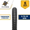 Panther Trekker 2.75-18 (Rear) 6 PR – 100 CC Prider - Tubeless Motorcycle Tyre – Panther Tyres & Tubes.. 