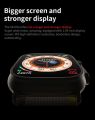 S8 Ultra Max Smart Watch without sim Bluetooth Series 8 Large 2.08 Inch AMOLED Display High Resolution with All Sports Features & Health Tracker,Wireless Charging Battery, Bluetooth. 