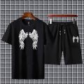 Wings Printed Tracksuit For Men & Boys - Soft & Comfortable Fabric T Shirt & Boxer Shorts Printed Tracksuit. 