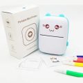 Mini Printer Portable Pocket Thermal Portable Printer Bluetooth Wireless Smart for Photo Picture Office Receipt Label Note QR Code Inkless Printing with iOS Android App. 