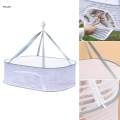 Hanging Drying Netting Dry Basket Indoor Outdoor Collapsible Clothes Dry Rack Multi Use Fish Net Drying Rack for Fruits Vegetables Underwear. 