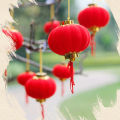 Lantern Decor Decorative Spring Festival Hanging Lantern Decor. 