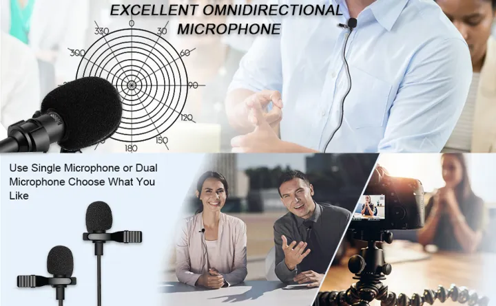 Wired%203.5mm%20Clip-on%20Lapel%20Microphone,%20Collar%20Mic%20for%20Mobile,%20Laptop,%20DSLR,%20Studio%20Recording%20-%20Image%207