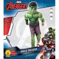 HULK 3d MUSCLE CLOTHING SET FOR KIDS WITH HARD PLASTIC MASK. 