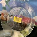 23 cm TRANSPARENT RICE PLATE 6 Pcs /CLEAR GLASS/IRAN. 