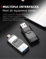🔥FREE Shipping+COD🔥USB flash drive for iphone 7plus apple Pen Drive 128g 32g 64g Android OTG Pendrive for sony huawei U Disk 4 in 1 memory stick. 