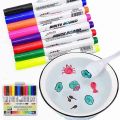 Magical Water Painting Pens for Kids, 8 Colors Magic Drawing Pen Bundle, Kiddies Create Magic Pen Floating Ink Drawings Set. 