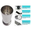 2X Stainless Steel Straw Holder, Counter-Top Straw Dispenser. 