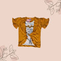 "GIRLS PANT DENIM & JERSEY SHIRT GLITTER PAINT ". 