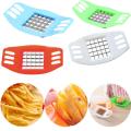 French Fry Cutter Vegetable Potato Slicer Cutter Chopper Chip Maker Tool Potato Cutting Gadgets Machine Cuts Kitchen Accessories. 