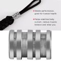 Titanium Lanyard Bead Parachute Cord Paracord Outdoor EDC Pendant (Large). 